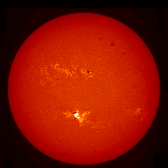 Image of Sun's chromosphere