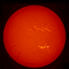 Image of Sun's chromosphere