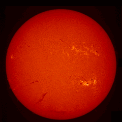 Image of Sun's chromosphere