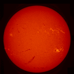 Image of Sun's chromosphere