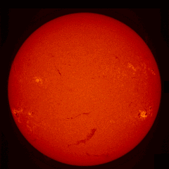 Image of Sun's chromosphere