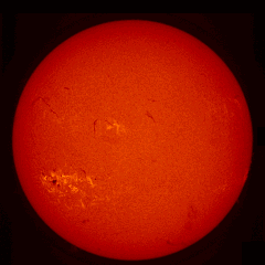 Image of Sun's chromosphere