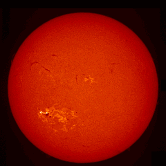 Image of Sun's chromosphere