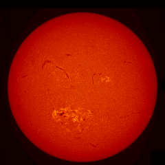 Image of Sun's chromosphere