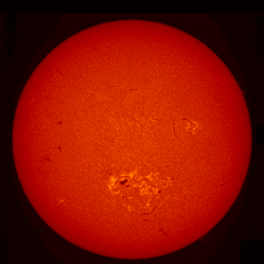 Image of Sun's chromosphere