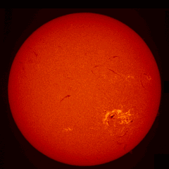 Image of Sun's chromosphere