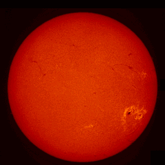 Image of Sun's chromosphere