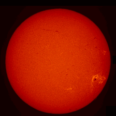 Image of Sun's chromosphere