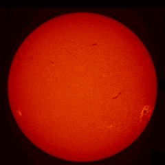 Image of Sun's chromosphere