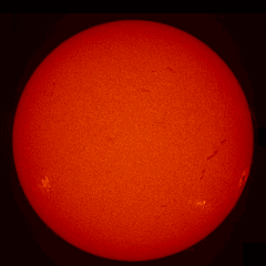 Image of Sun's chromosphere