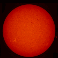 Image of Sun's chromosphere