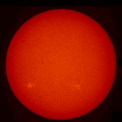 Image of Sun's chromosphere