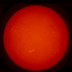 Image of Sun's chromosphere