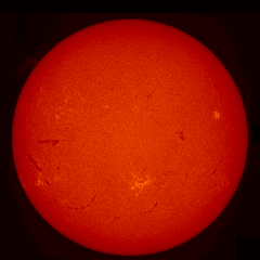 Image of Sun's chromosphere