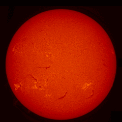 Image of Sun's chromosphere