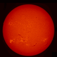 Image of Sun's chromosphere