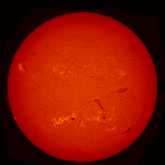 Image of Sun's chromosphere