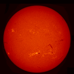 Image of Sun's chromosphere