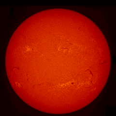 Image of Sun's chromosphere