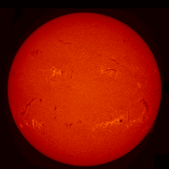 Image of Sun's chromosphere