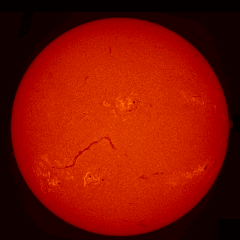 Image of Sun's chromosphere