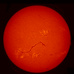 Image of Sun's chromosphere