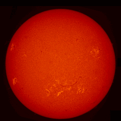 Image of Sun's chromosphere