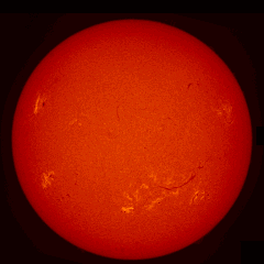 Image of Sun's chromosphere