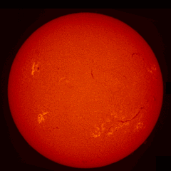 Image of Sun's chromosphere