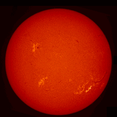 Image of Sun's chromosphere