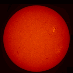 Image of Sun's chromosphere