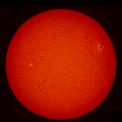 Image of Sun's chromosphere