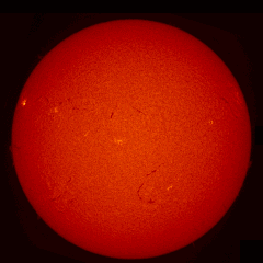 Image of Sun's chromosphere