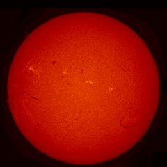 Image of Sun's chromosphere