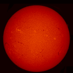 Image of Sun's chromosphere