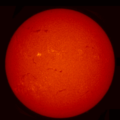 Image of Sun's chromosphere