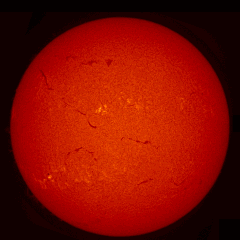 Image of Sun's chromosphere