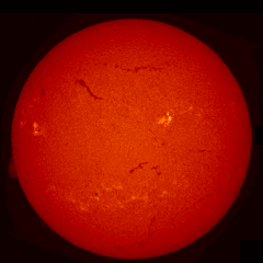 Image of Sun's chromosphere