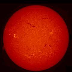 Image of Sun's chromosphere