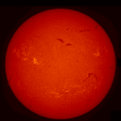 Image of Sun's chromosphere