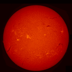 Image of Sun's chromosphere