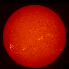 Image of Sun's chromosphere