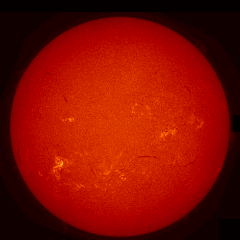 Image of Sun's chromosphere