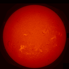 Image of Sun's chromosphere