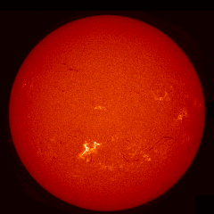 Image of Sun's chromosphere