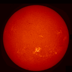 Image of Sun's chromosphere