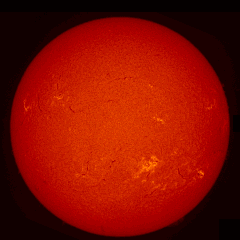 Image of Sun's chromosphere