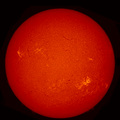 Image of Sun's chromosphere