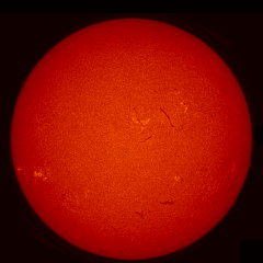 Image of Sun's chromosphere