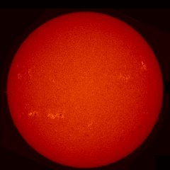 Image of Sun's chromosphere